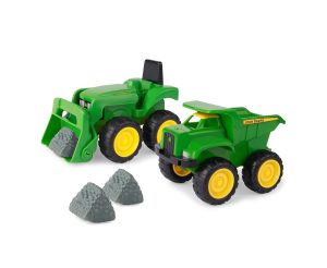 John Deere Toy 15 cm Plastic Sand Pit Scoop and Haul Set -  47017