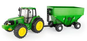 John Deere Toy 7430 Tractor with Gravity Wagon - Big Farm Series 1:16- 47245